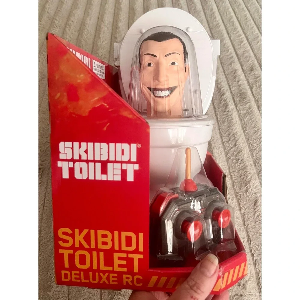 Skibidi Toilet Deluxe RC Remote Control Toy Jumpscare Action Bonkers Toy Co 1393